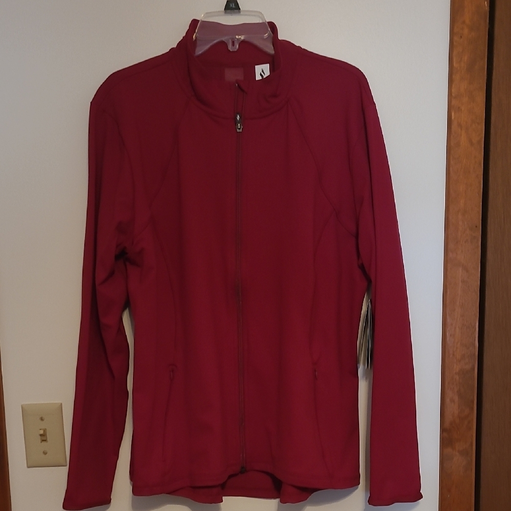 Skechers Women's Deep Red Full-Zip Jacket